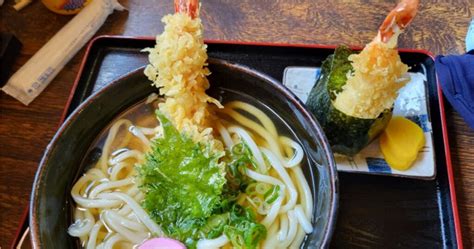 大黒屋(飛騨高山)エビ天うどんやかき揚げメニュー.